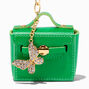 Butterfly Charm Green Purse Keychain,