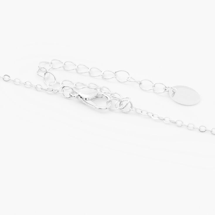 Silver Ridge XOXO Pendant Necklace,