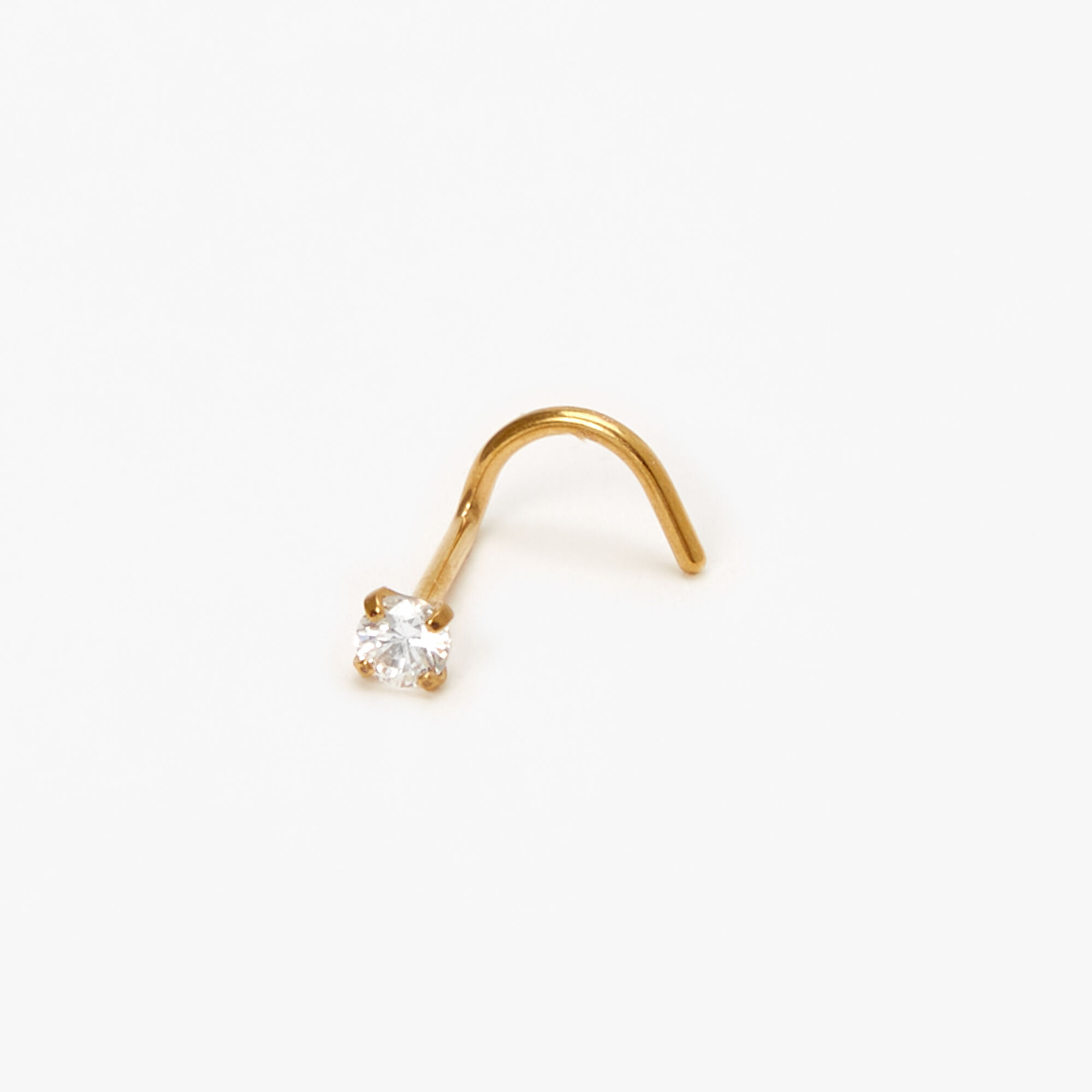 Titanium gold hotsell nose stud
