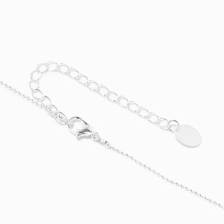 Silver Delicate Daisy Pendant Necklace,