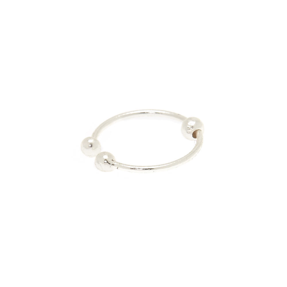 Sterling silver fake nose ring on sale