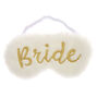 Plush Bride Sleeping Mask - White,