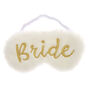 Plush Bride Sleeping Mask - White,