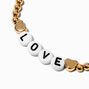 Love Beaded Stretch Bracelet,