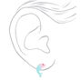 Sterling Silver Post Pastel Ombr&eacute; Dolphin Stud Earrings,