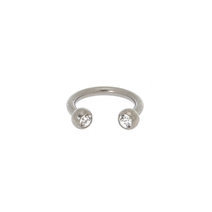 Titanium 16G Horseshoe Cartilage Ring,