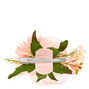 Pink Flower Corsage Hair Clip,