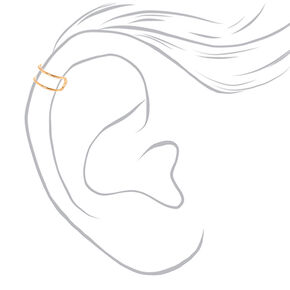 Mixed Metal Wire Ear Cuffs - 3 Pack,