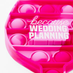 Pop It Wedding Planning Wine Glass Fidget Toy,