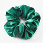 Emerald Green Medium Velvet Hair Scrunchie,
