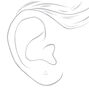 Sterling Silver Open Triangle Stud Earrings,