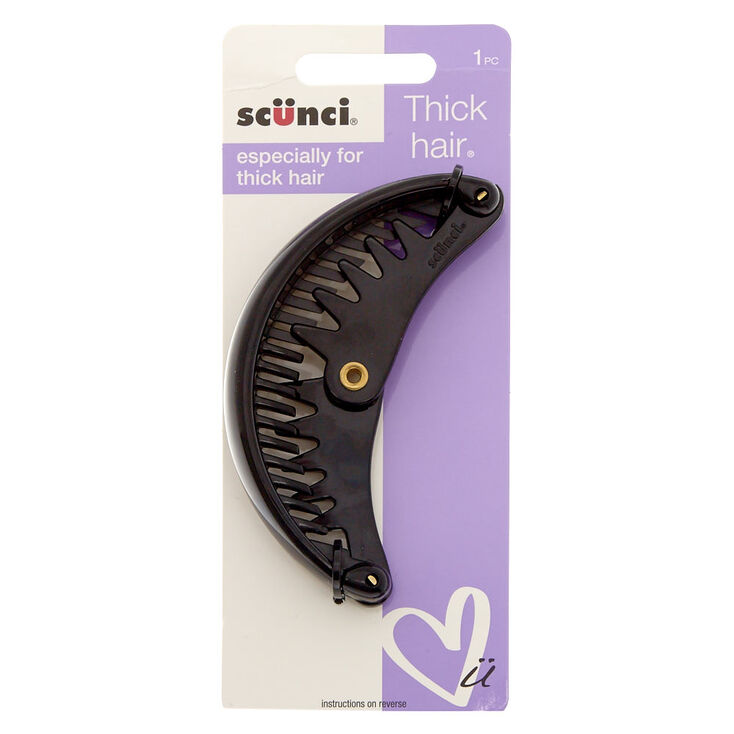 Half Moon Thick Hair Barrette Icing Us