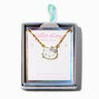 Hello Kitty&reg; 50th Anniversary Icing Exclusive Sterling Silver 3/8 ct. tw. Lab Grown Diamond &amp; Enamel Pendant Necklace,