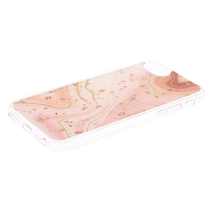 Marble Rose Gold Flake Phone Case Fits Iphone 6 7 8 Se Icing Us