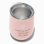 Dog Lover&#39;s Stainless Steel Stemless Wine Glass,