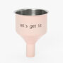 Pink Stainless Steel Drink Funnel,