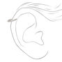 Silver 16G Crystal Mixed Cartilage Earrings - 3 Pack,