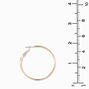 Gold Graduated Hinge Hoop Earrings - 3 Pack,