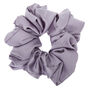 Giant Satin Hair Scrunchie - Gray,