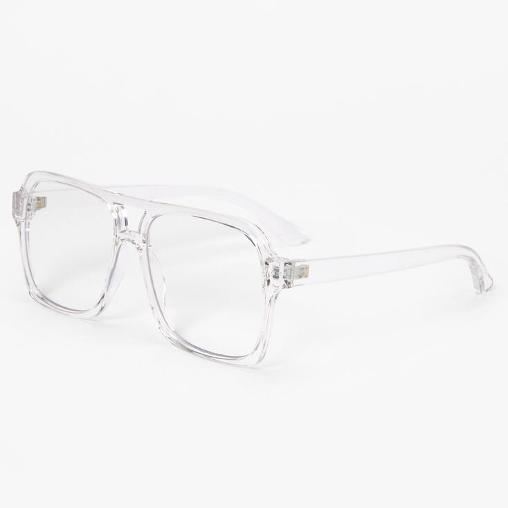 Solar Blue Light Reducing Aviator Clear Lens Frames,