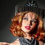 Bejeweled &amp; Fringed Black Cowboy Hat,