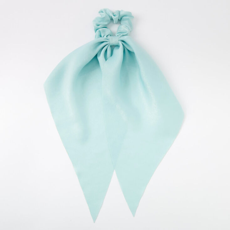 Small Hair Scrunchie Scarf - Mint,
