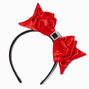 Red Santa Claus Bow Headband,