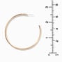 Gold-tone 60MM Hoop Earrings ,