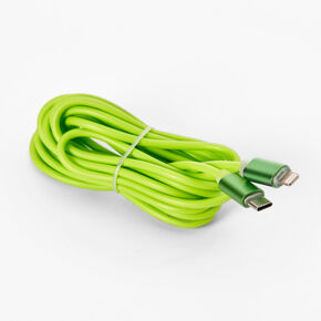 USB-C 10FT Charging Cord - Green,