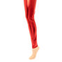 Metallic Leggings - Red,