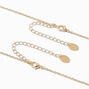 Black Broken Heart Pendant Necklace Set - 2 Pack,