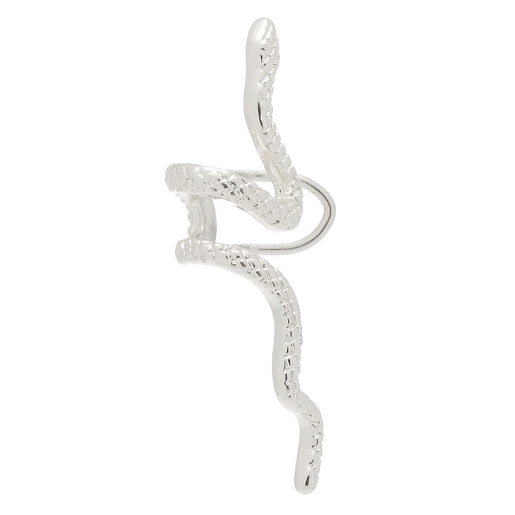Silver Snake Ear Cuff,