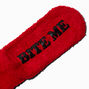 Gingerbread &quot;Bite Me&quot; Cozy Socks,