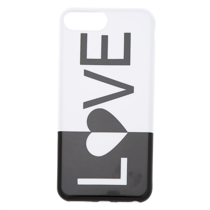 Black and White Love Phone Case,