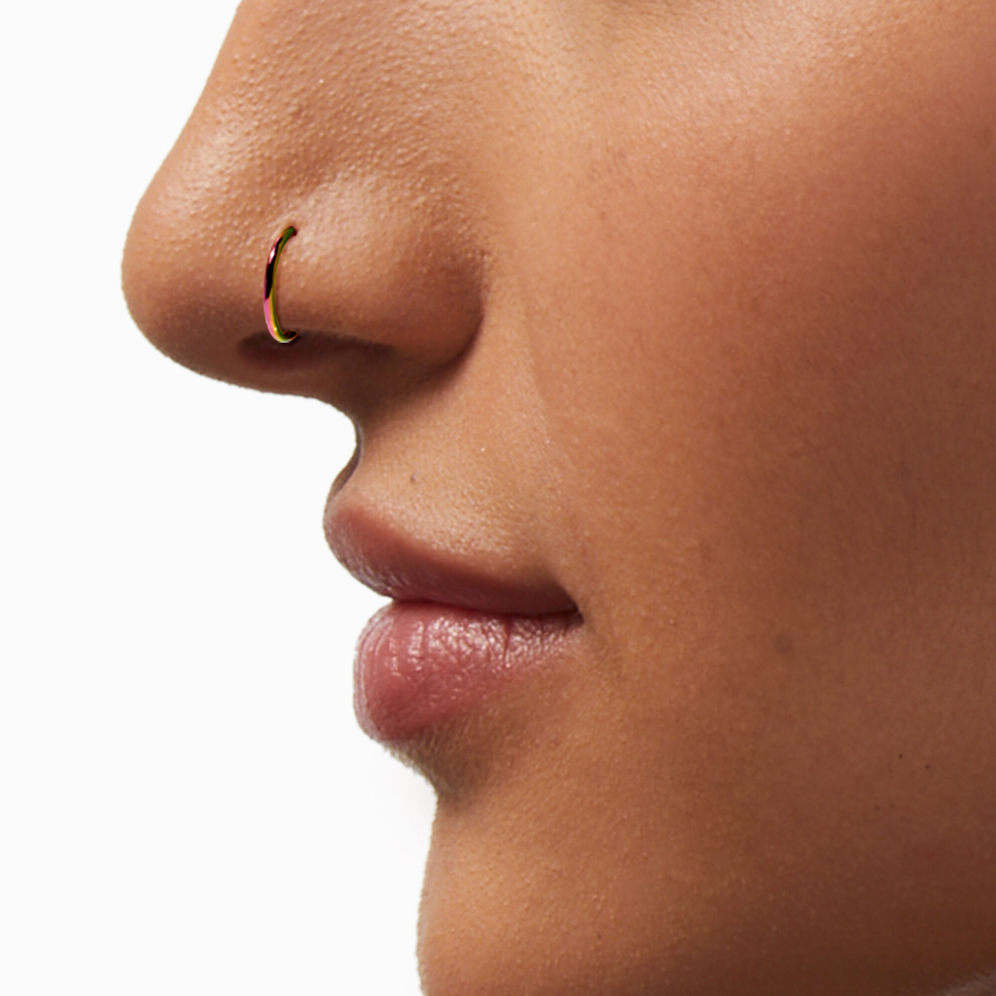 Anodized titanium sales nose ring