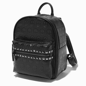 Black Skull Design Medium Backpack,