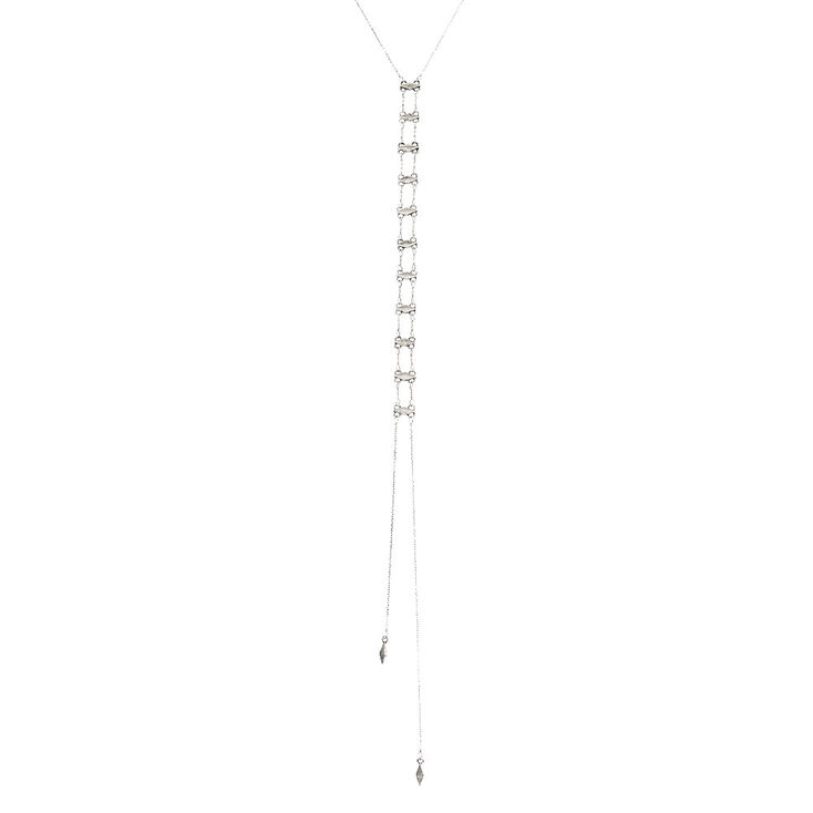 Stone Ladder Long Necklace,