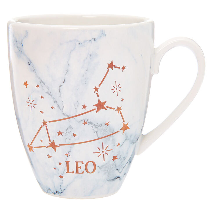 Ceramic Marble Zodiac Mug - Leo,