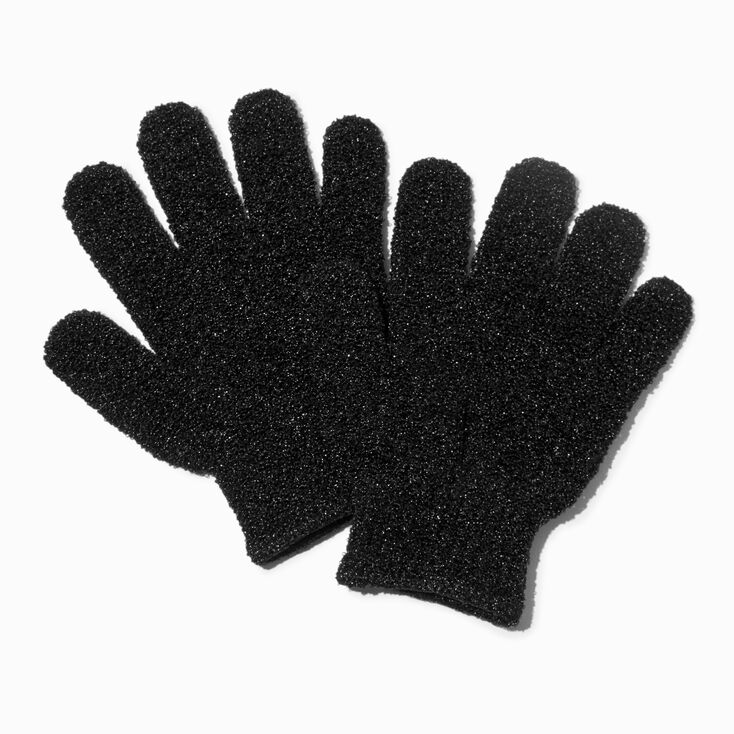 Black Exfoliator Mitten,