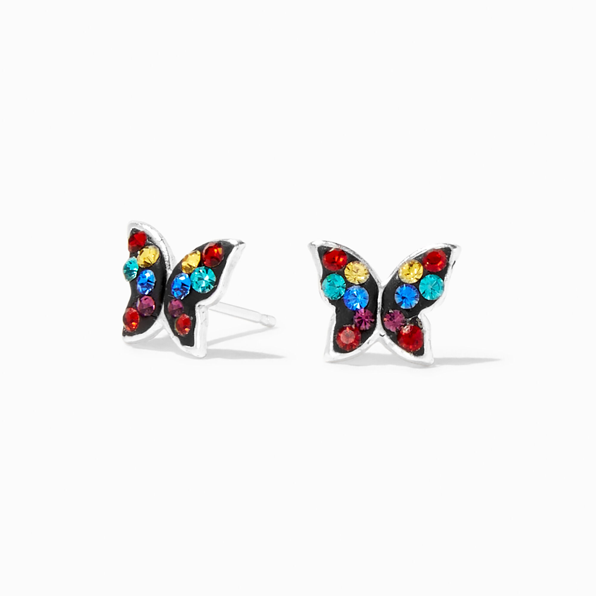 Rainbow butterfly clearance earrings