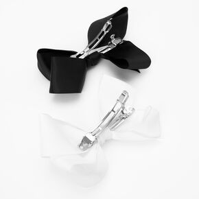 Solid Cheer Bow Hair Barrette - 2 Pack,