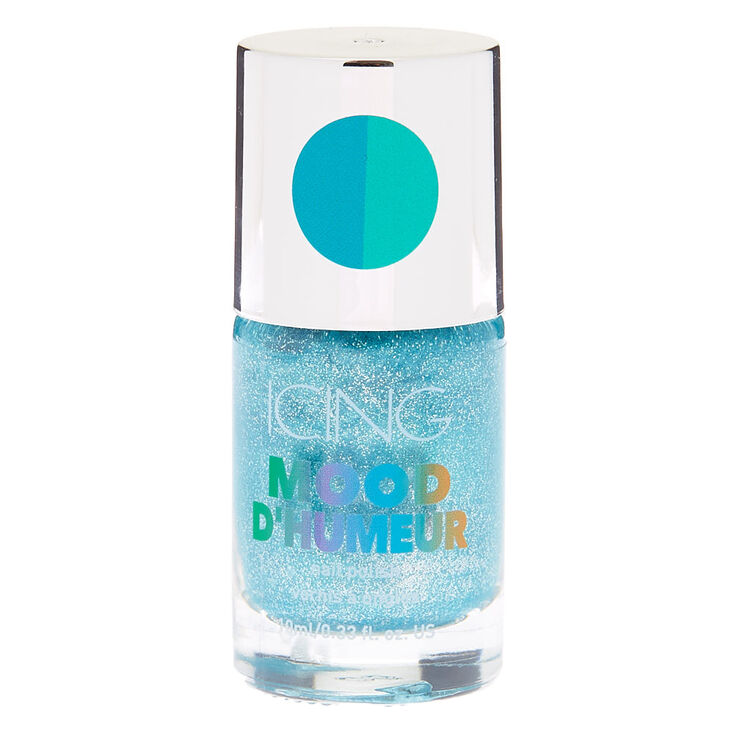 Mood Nail Polish - Glitter Mint,
