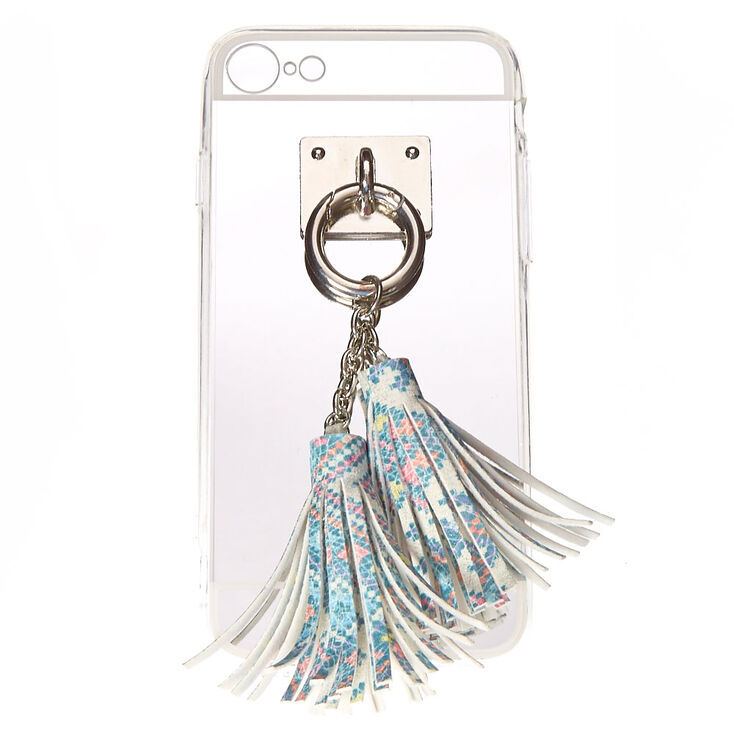 Mirrored Tassel Phone Case - Fits iPhone 6/7/8,