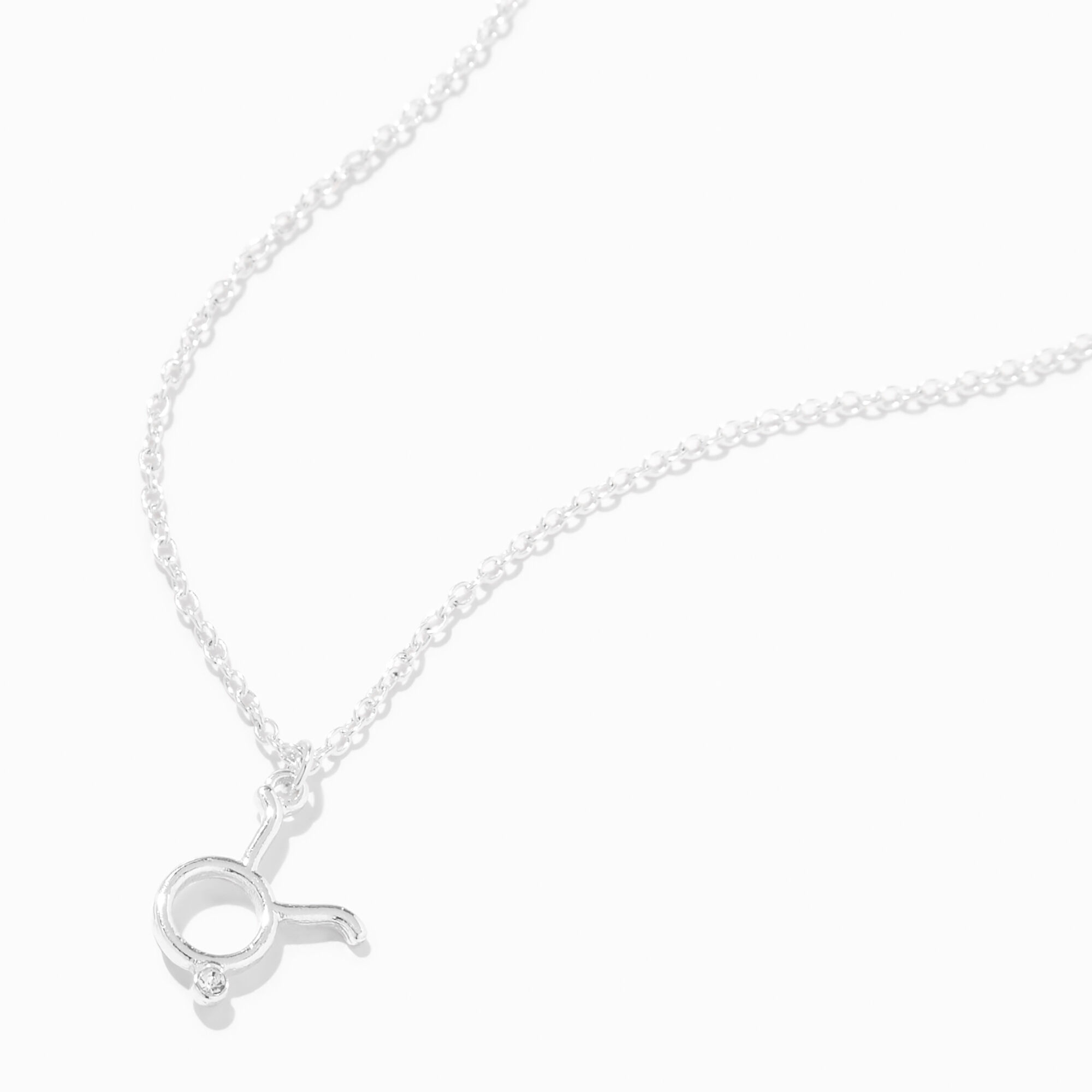 Silver Taurus Zodiac Pendant With Link Chain – GIVA Jewellery