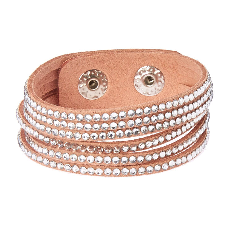 pink silver gem snap button bracelet icing us pink silver gem snap button bracelet icing us