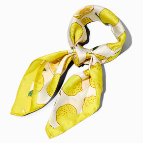 Lemon Silky Bandana Headwrap,