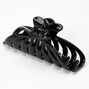 Black Large Clamshell Hair Claw,