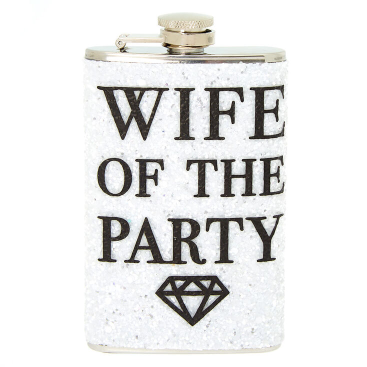 Wife of the Party Flask - White,