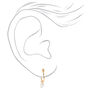 18kt Gold Plated Heart Pearl Stud &amp; Hoop Earrings - 2 Pack,