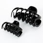 Solid Spike Hair Claws - Black, 2 Pack,